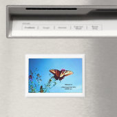 Magnet Yellow Butterfly Phillipians 1:3 (Insitu (Vaatwasser))