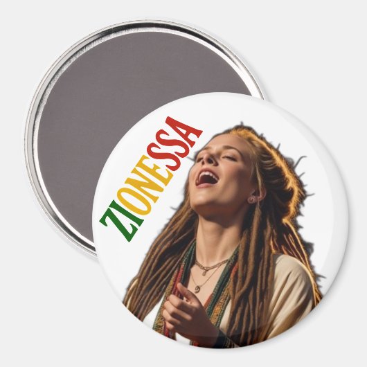 Magnet Zionessa (Voorkant / Achterkant)