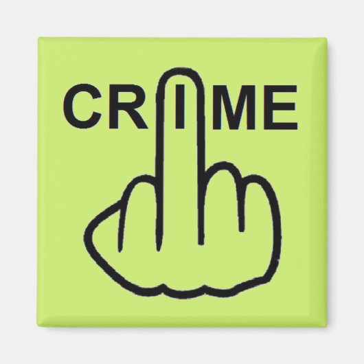 Magnetcriminaliteit is crimineel magneet (Voorkant)
