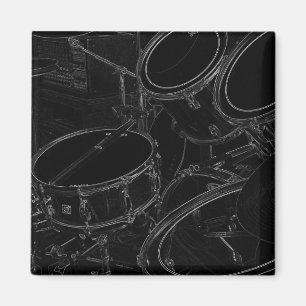 Magnetdrumset 6 magneet