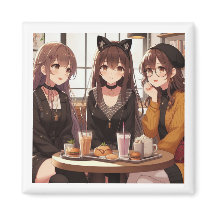 Magneten ANIME Girls Cafe Bonding