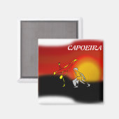 Magneten Capoeira Martial Arts As Ginga (Voorkant / Achterkant)