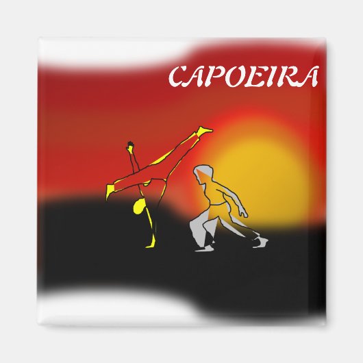 Magneten Capoeira Martial Arts As Ginga (Voorkant)