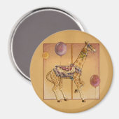 Magneten - Carrousel Giraffe (Voorkant / Achterkant)