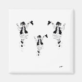 Magneten / dansers van de Griekse Evzon (Voorkant)