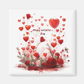 Magneten Gelukkige Valentijnsdag (Voorkant)