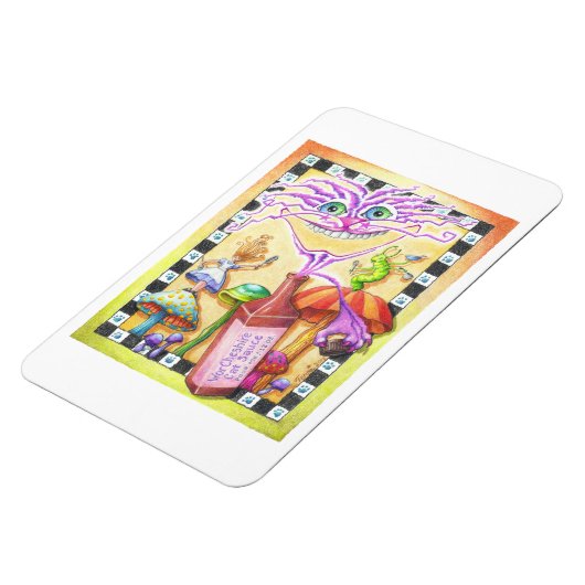 MAGNETEN - Het woord CHESHIRE CAT (Linkerzijde)