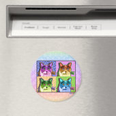 Magneten - Pop Art Cat (Insitu (Vaatwasser))