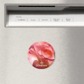 MAGNETEN Roze Roos Bloem MIJN OMA! Magneet (Insitu (Vaatwasser))