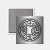 Magneten van "Minnesota Steel" (Voorkant / Achterkant)
