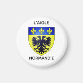 Magneten - Wapen van L'Aigle - Normandië (Voorkant)