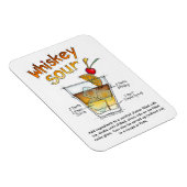 MAGNETEN - WHISKEY SOUR COCKTAILRECEPT & KUNST (Rechterzijde)