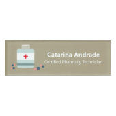 Magnetic apotheker, gecertificeerd naambadge (Voorkant)
