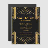 MAGNETIC Art Deco Gatsby Wedding (Voorkant / Achterkant)