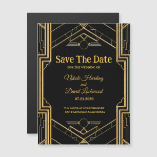 MAGNETIC Art Deco Gatsby Wedding
