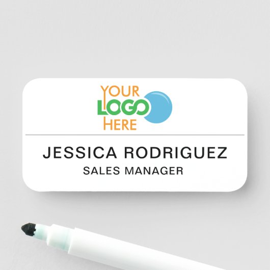Magnetic Back Custom Name Label voor Business Staf Naamplaatje (In situ)