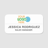 Magnetic Back Custom Name Label voor Business Staf Naamplaatje (Voorkant)