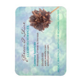 Magnetic Blue Cleaning Services-Visitekaartje Magneet (Verticaal)