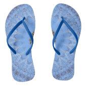 Magnetic blue mandala teenslippers (Voetbed)
