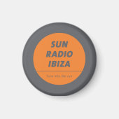 Magnetic Button by Sun Radio Ibiza Magneet (Voorkant)