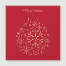 Magnetic Card Merry kerst