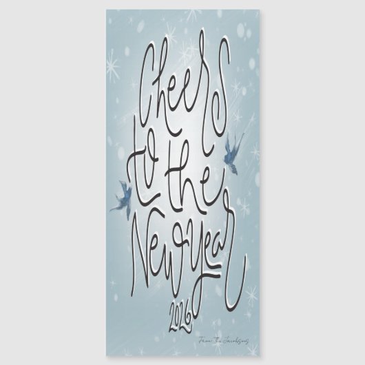 Magnetic Card new years (Voorkant)