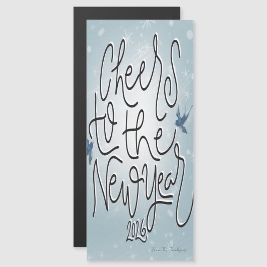 Magnetic Card new years (Voorkant / Achterkant)