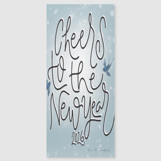 Magnetic Card new years (Voorkant)