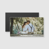 Magnetic card save the date to customize (Voorkant / Achterkant)