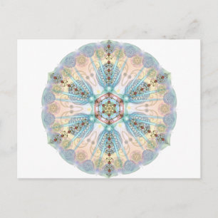 Magnetic Energy Mandala Briefkaart