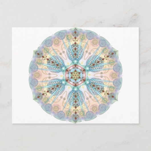 Magnetic Energy Mandala Briefkaart (Voorkant)