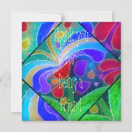 Magnetic Hartelijk dank Magnetische Uitnodiging (Voorkant)