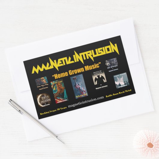 Magnetic Intrusion Sticker (Envelop)