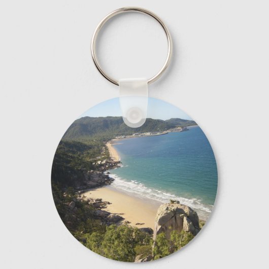 Magnetic Island - Australia Button Key Ring Sleutelhanger (Voorkant)