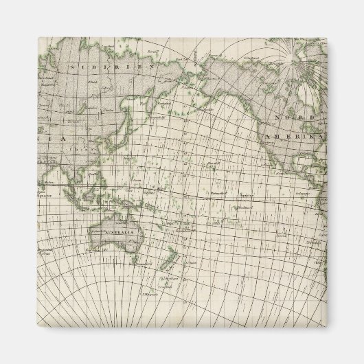 Magnetic Map of the World Magneet (Voorkant)