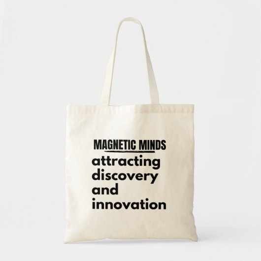 Magnetic Minds Natuurkunde Leraar Tote Bag (Voorkant)