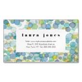 Magnetic Ocean Circles Artiest Style Visitekaartje Magnetisch Visitekaartje (Voorkant)