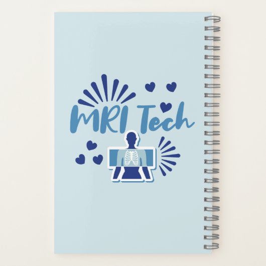 Magnetic Resonance Imaging Technologist MRI Custom Notitieboek (Achterkant)