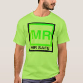 Magnetic Resonance safe "MR SAFE" T-shirt (Voorkant)