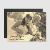 Magnetic Wedding Foto Dank je (Voorkant / Achterkant)