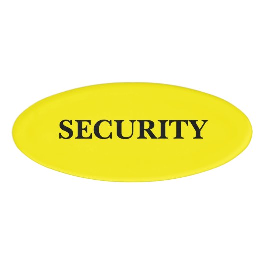 Magnetisch Badge - Beveiliging (Voorkant)