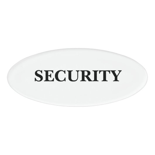 Magnetisch Badge - Beveiliging (Voorkant)