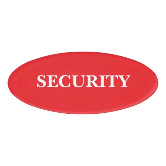 Magnetisch Badge - Beveiliging (Voorkant)