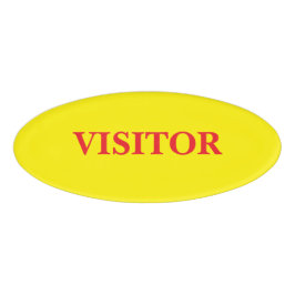Magnetisch Badge - Bezoeker