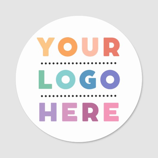 Magnetisch bedrijf Logo Naamplaatje (Voorkant)