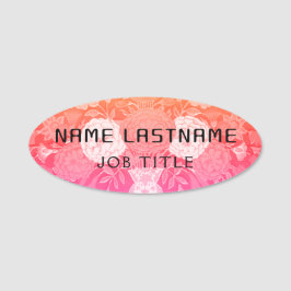 Magnetisch Bedrijf Medewerker Esthetisch Elegant Naamplaatje