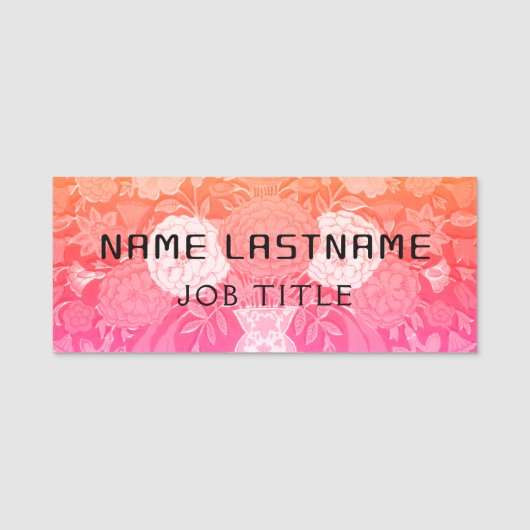 Magnetisch Bedrijf Medewerker Esthetisch Elegant Naamplaatje (Voorkant)