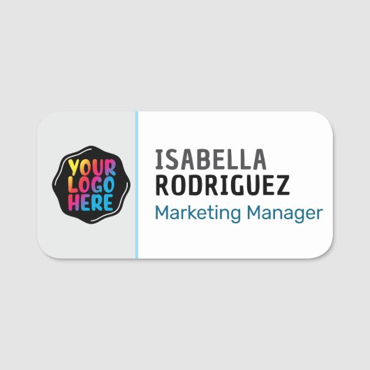 Magnetisch Bedrijf Medewerkers Personaliseren Cust Naamplaatje (Voorkant)