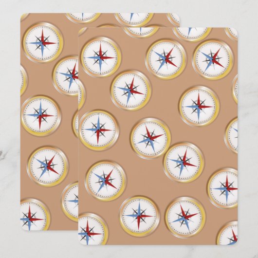 Magnetisch Compasepatroon (Voorkant / Achterkant)