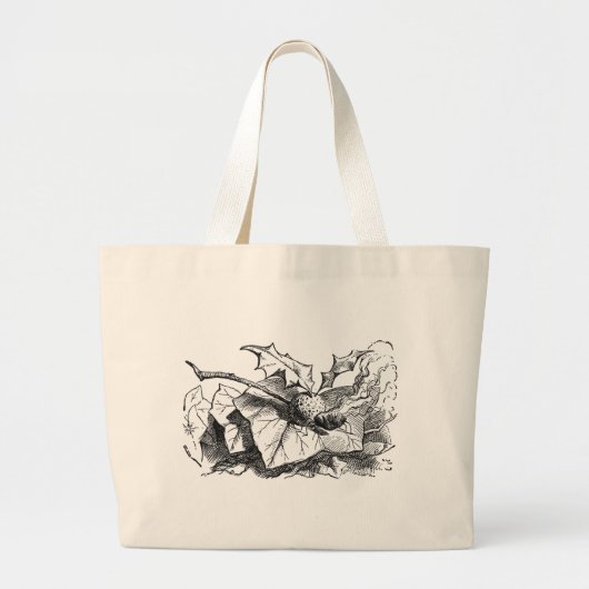 Magnetisch drakenvliegtuig grote tote bag (Voorkant)